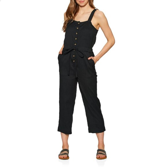 NWT Billabong Sandy Shores Jumpsuit Black XS - Picture 5 of 5